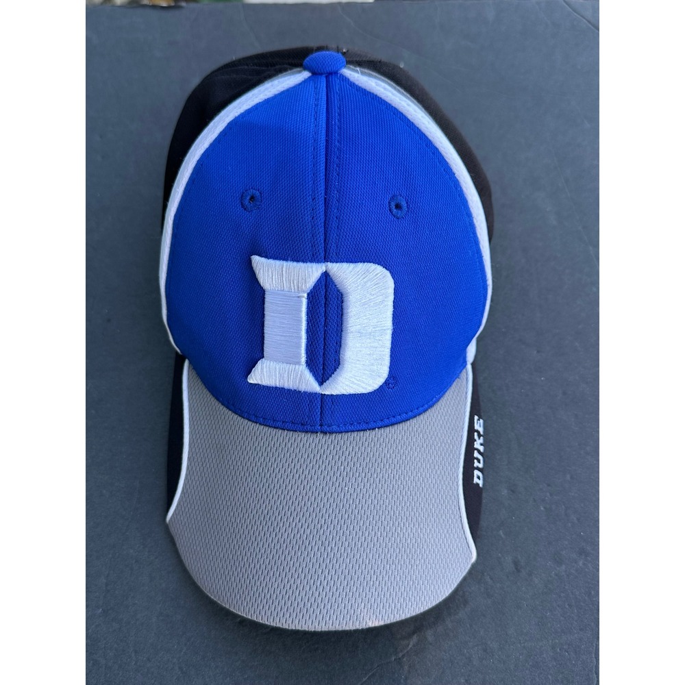 Duke Blue Devils Hat Captivating Headwear Blue Black Grey Adjustable Cap Logo